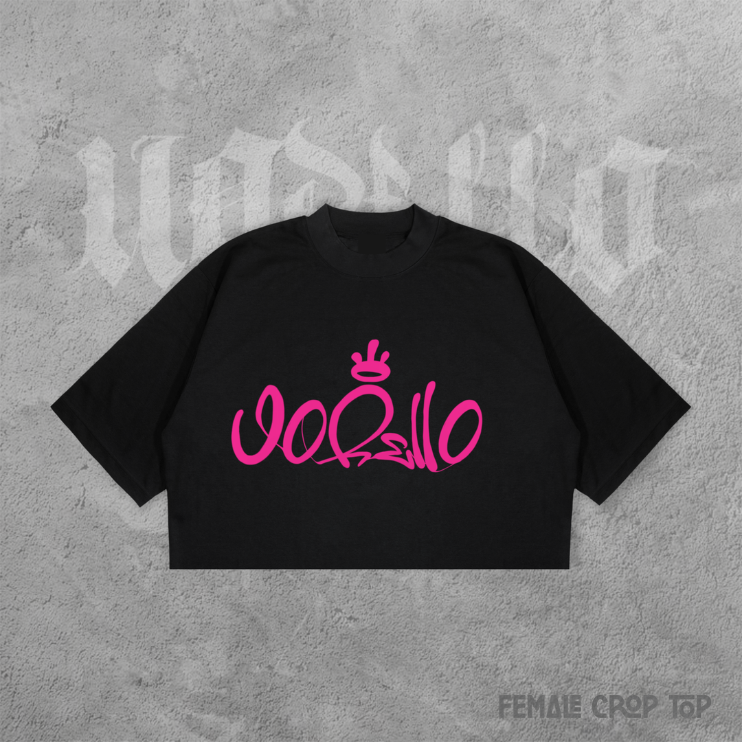 Faith Over Fear Female Crop Top