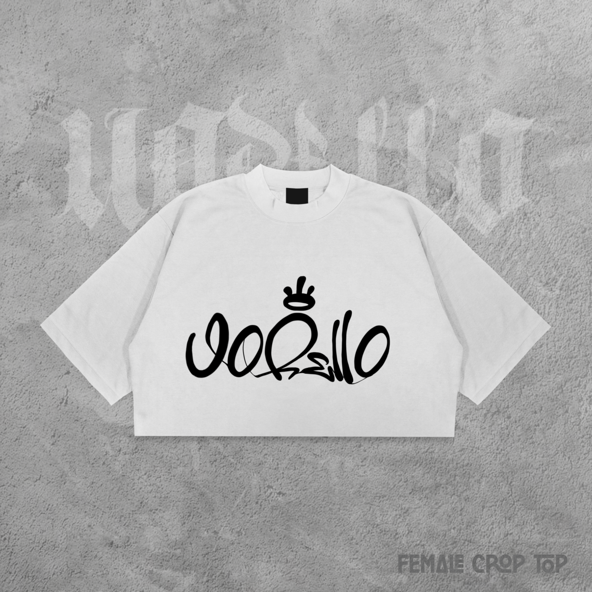 Faith Over Fear Female Crop Top_2