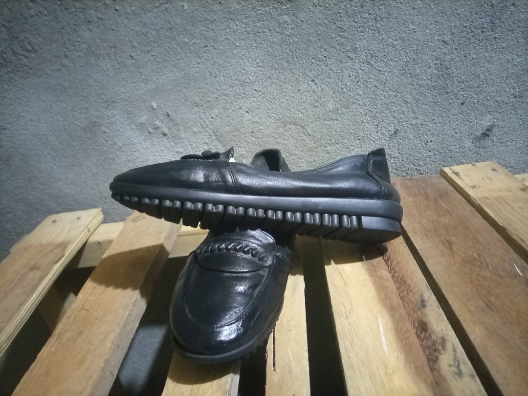 Ballerine en cuir P.