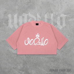 Faith Over Fear Female Crop Top
