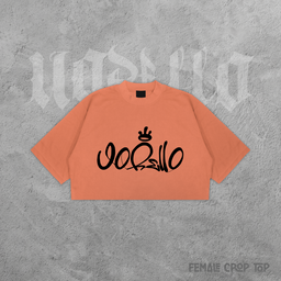 Faith Over Fear Female Crop Top