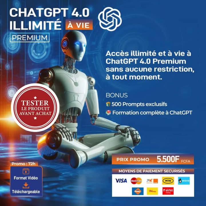 Abonnement premium CHATGPT 4 