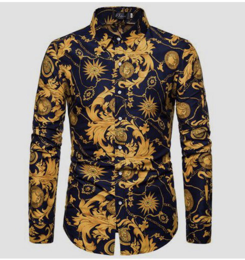 Men's shirt animal print