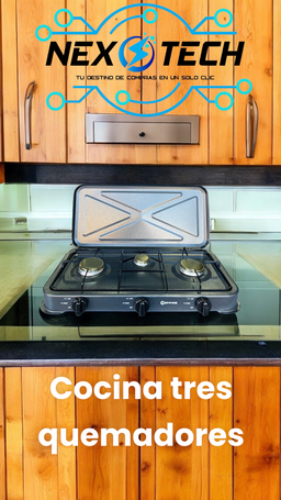 Cocina De 3 Quemadores de mesa 