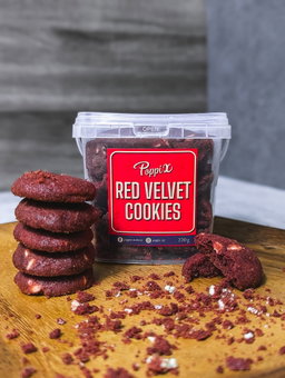 R Bucket Red Velvety Cookies