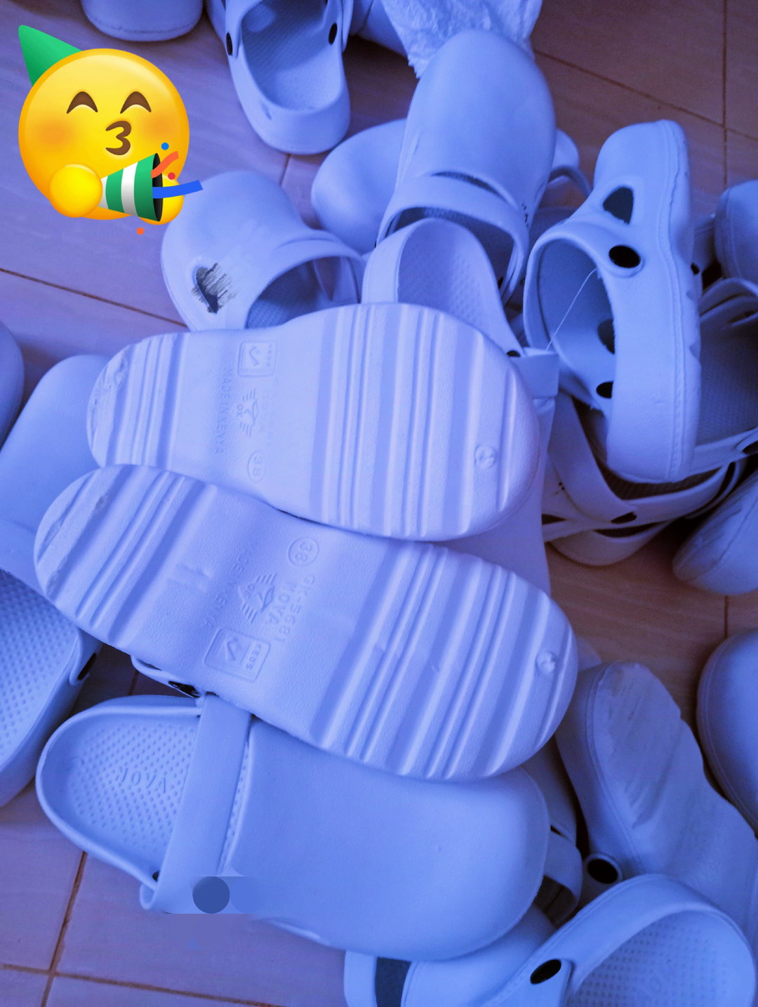 White Medical theatre Crocs/Clogs