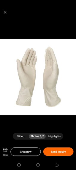 Surgical latex glooves 