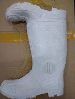 White theatre gumboots 