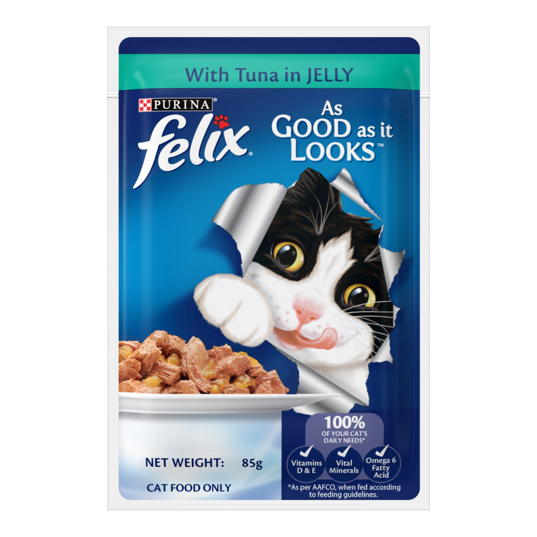 FELIX ADULT CAT TUNA IN JELLY 85G