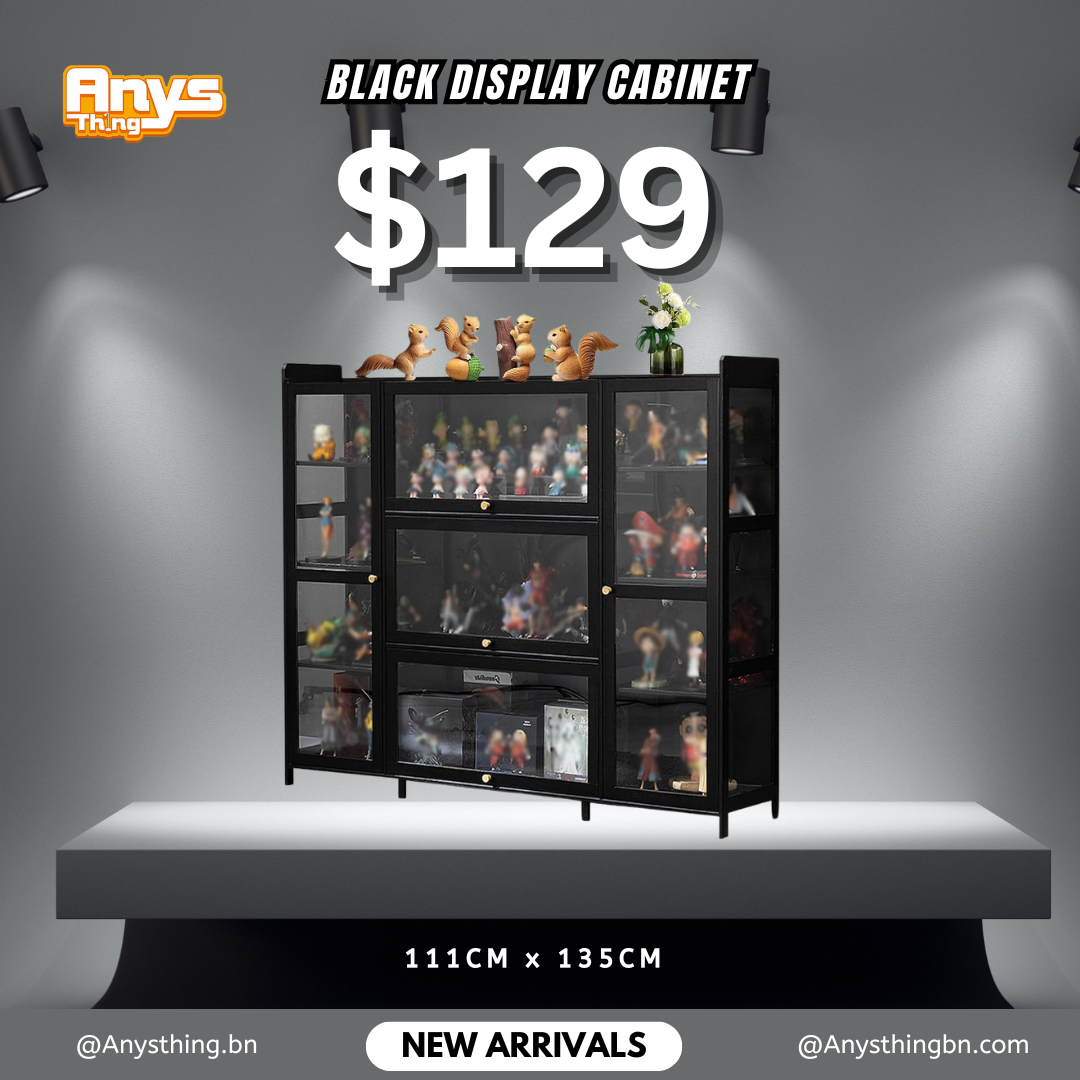 Black Display Cabinet_0