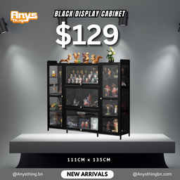 Black Display Cabinet