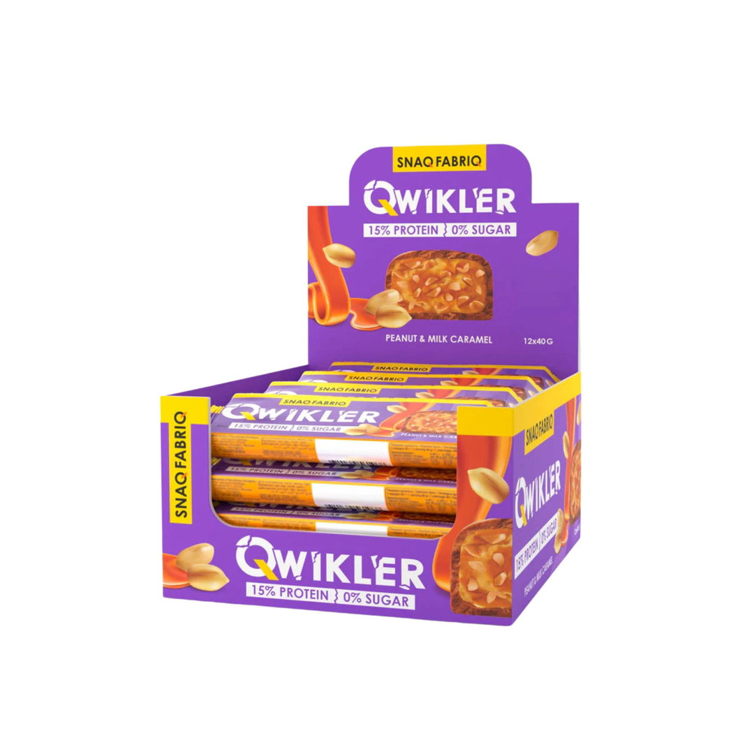 SF QWIKLER Glazed bar Peanut & Milk Caramel