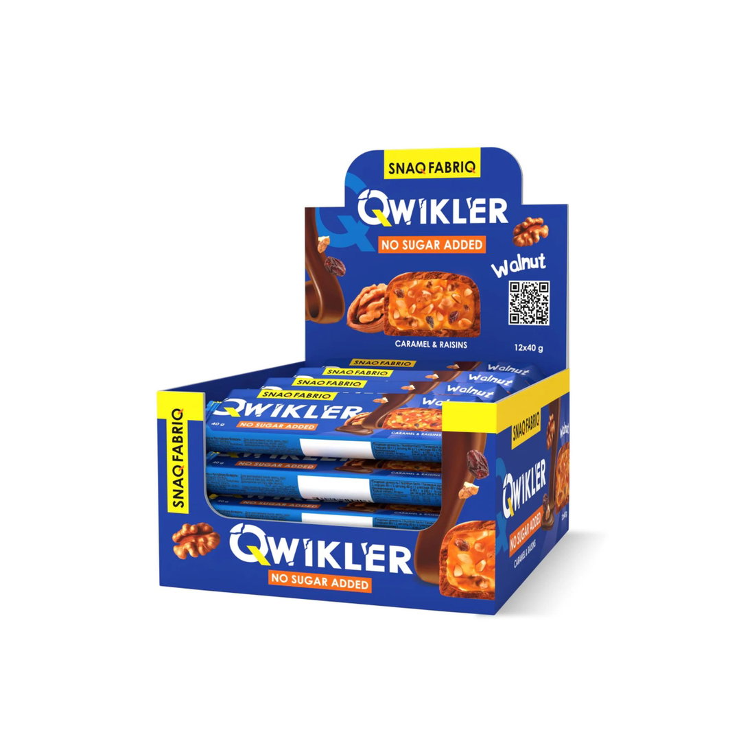 SF QWIKLER Glazed bar Walnut with Raisins and Caramel