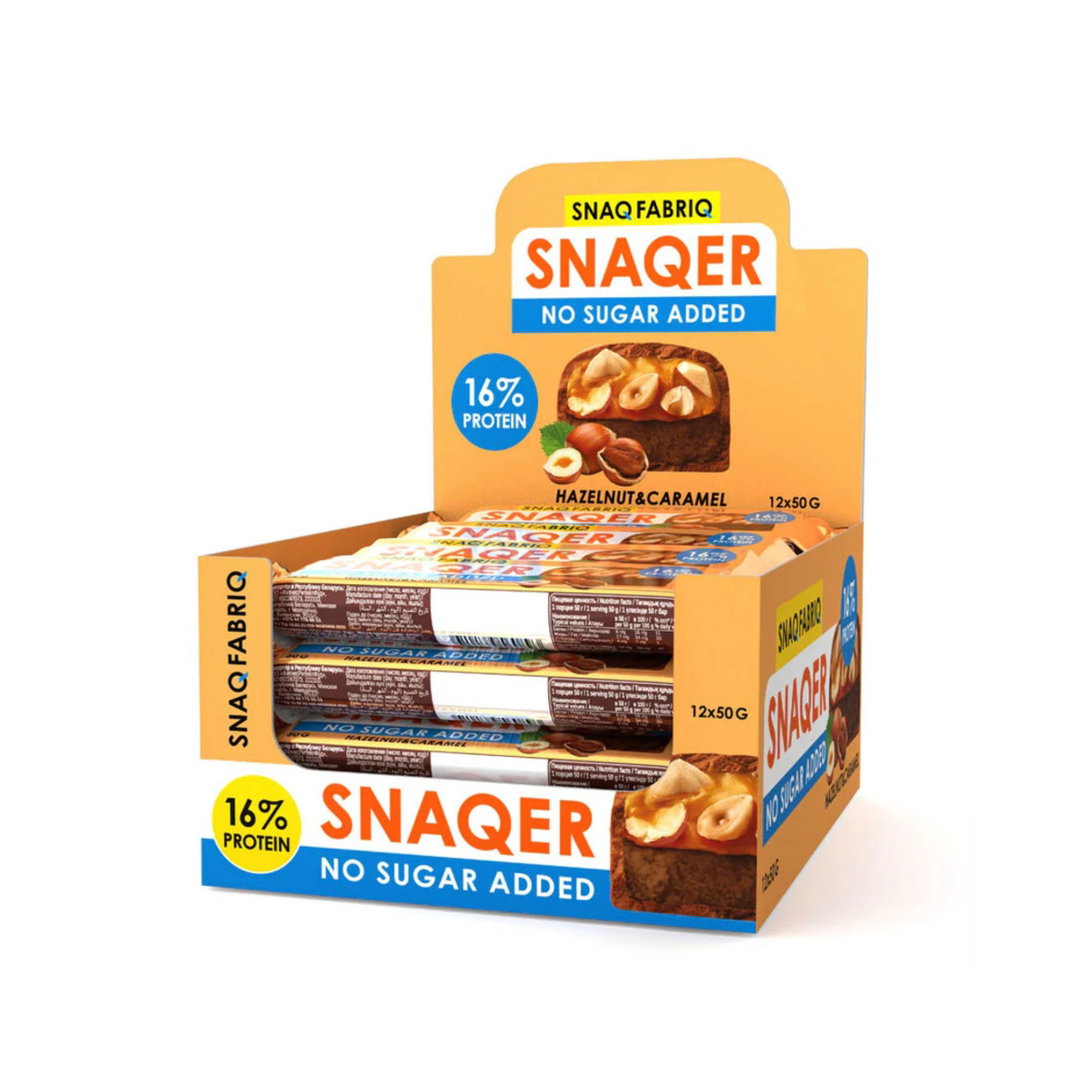SF SNAQER Glazed bar, Hazelnut & Caramel