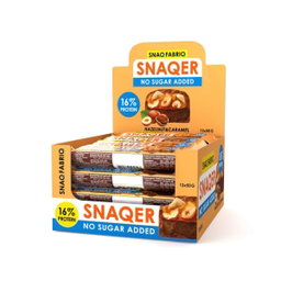 SF SNAQER Glazed bar, Hazelnut & Caramel