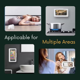 It's Homey AquaView 360° Phone Wall Mount | Waterproof Wall Mount for Shower, Kitchen & More