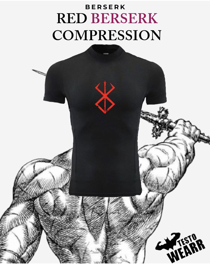 Qısa qol “Red Berserk” compression