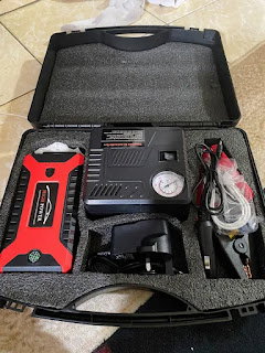 Car Jump Starter Multifunction Emergency Power Supply Starter Charger with pump_0
