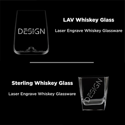 Laser Engraved Drinking Glassware