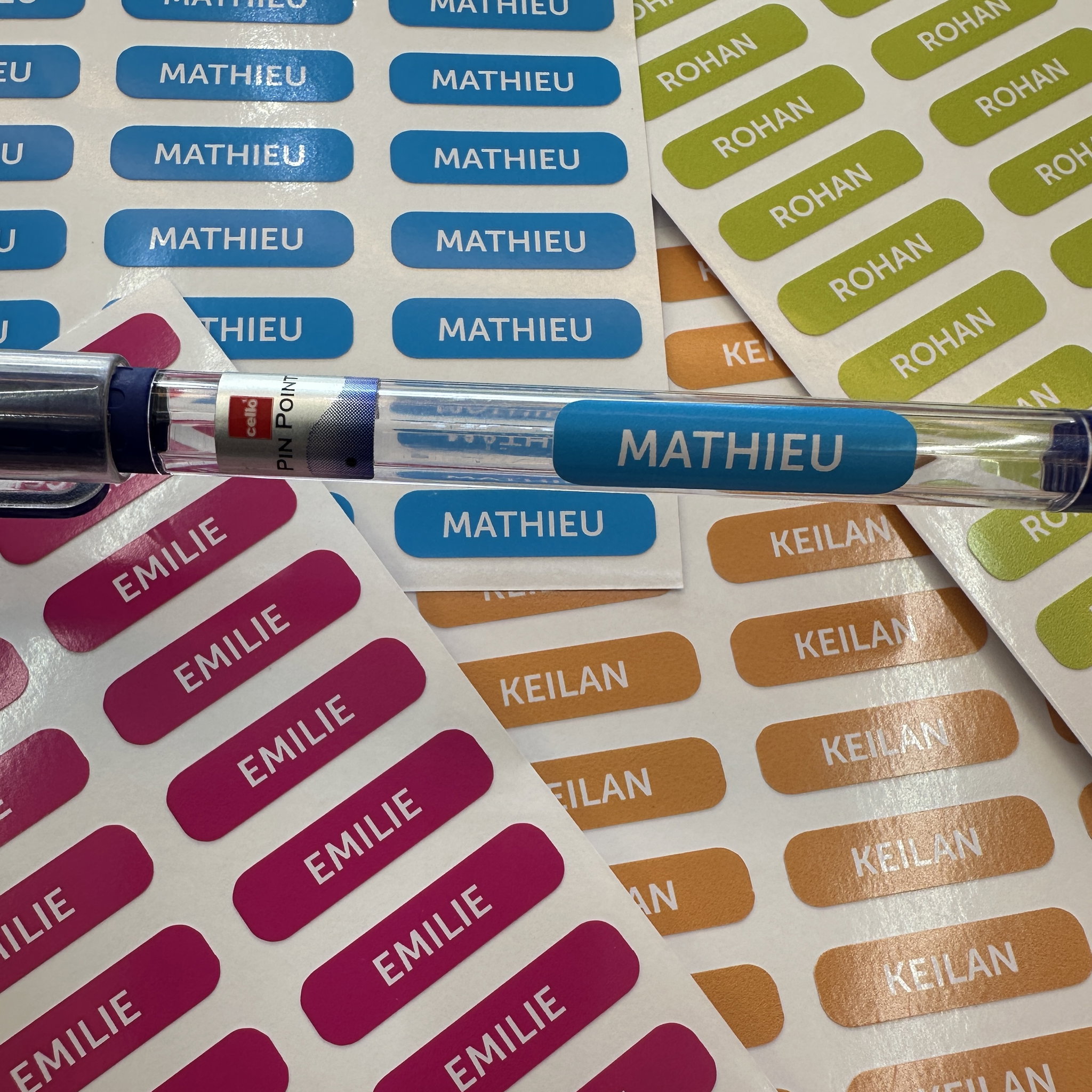 Back To School Name Stickers (1 Pack - 28pcs - 1.2cm x 3.5cm)_1