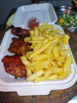 Chicken and chips 