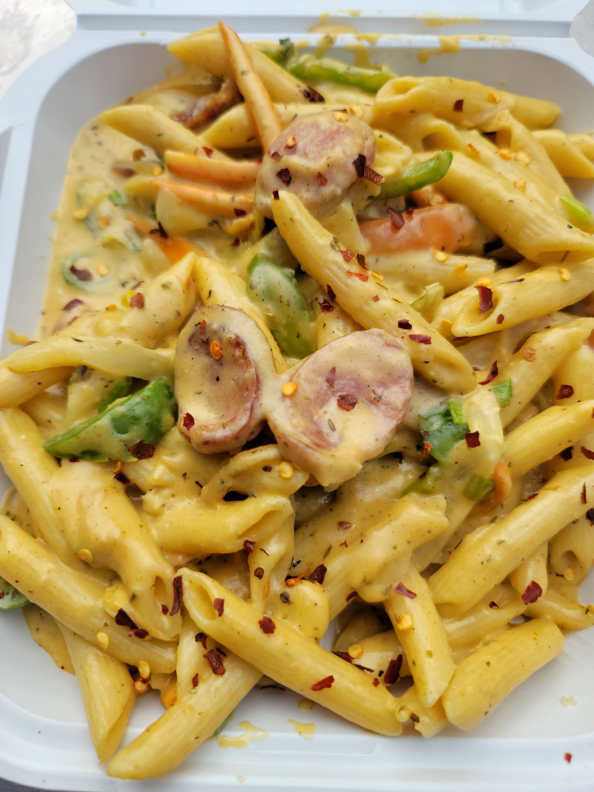 Bad dog Alfredo pasta _0