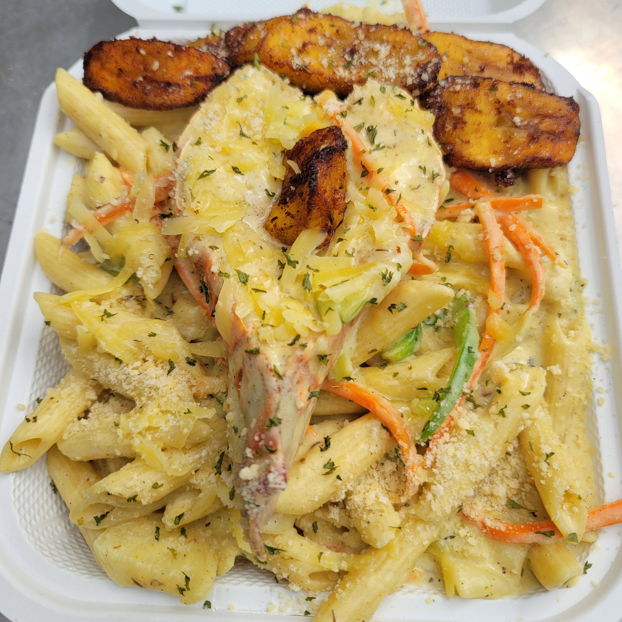 Lobster Alfredo pasta _0