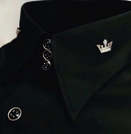 Black highcollar longsleeve