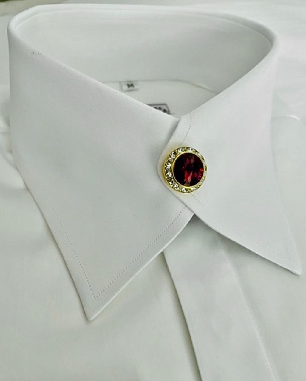 white swervecollar longsleeve