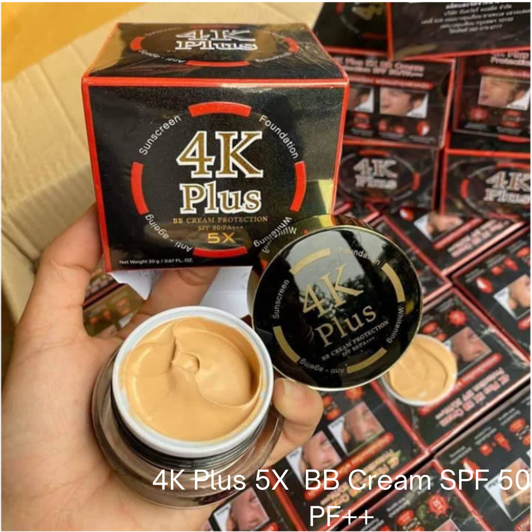 4K Plus 5X BB Cream/Day Cream Sun Protection SPF50/PF++