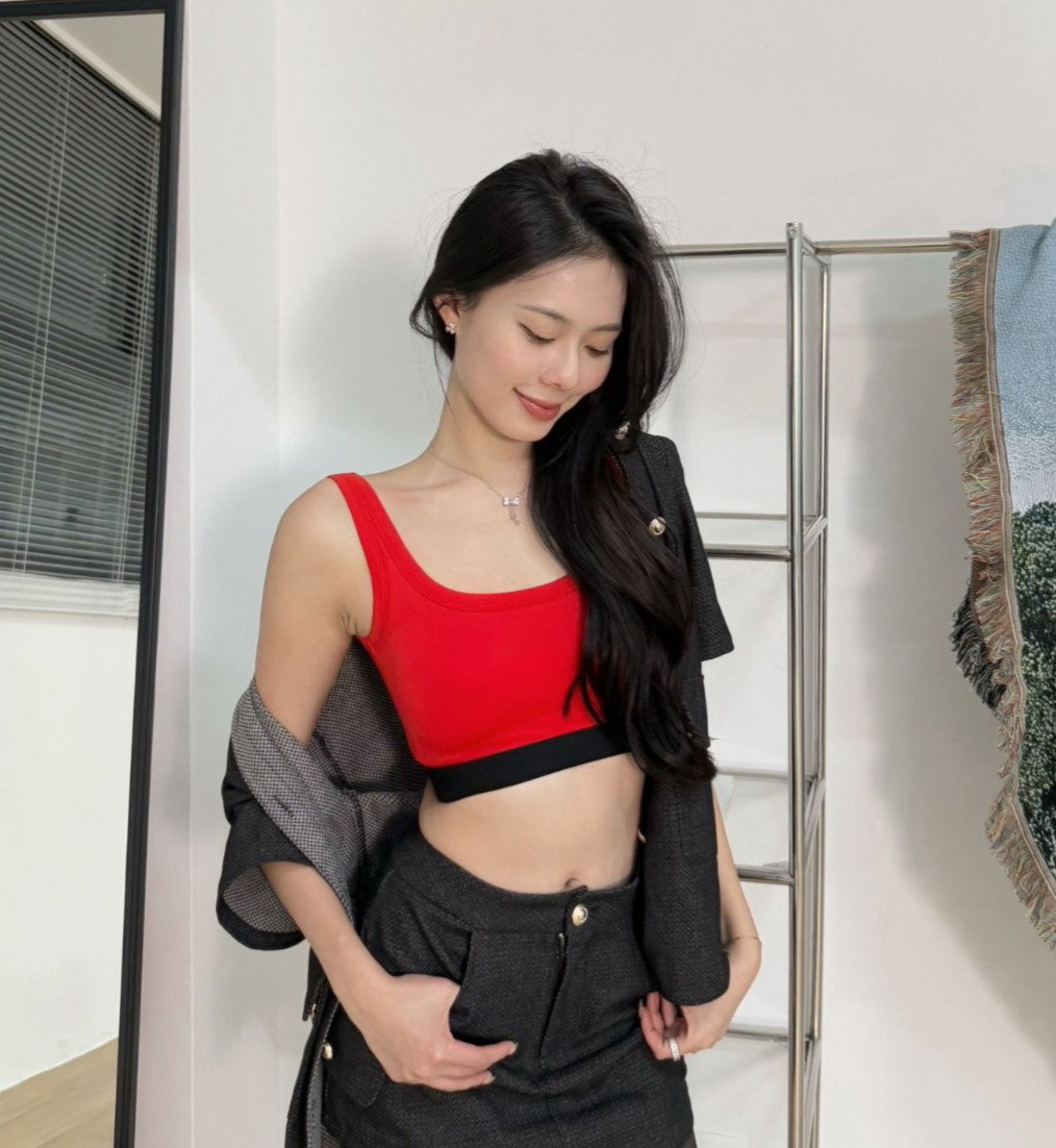 LVD CLASSIC BRALETTE TOP (RED)_0