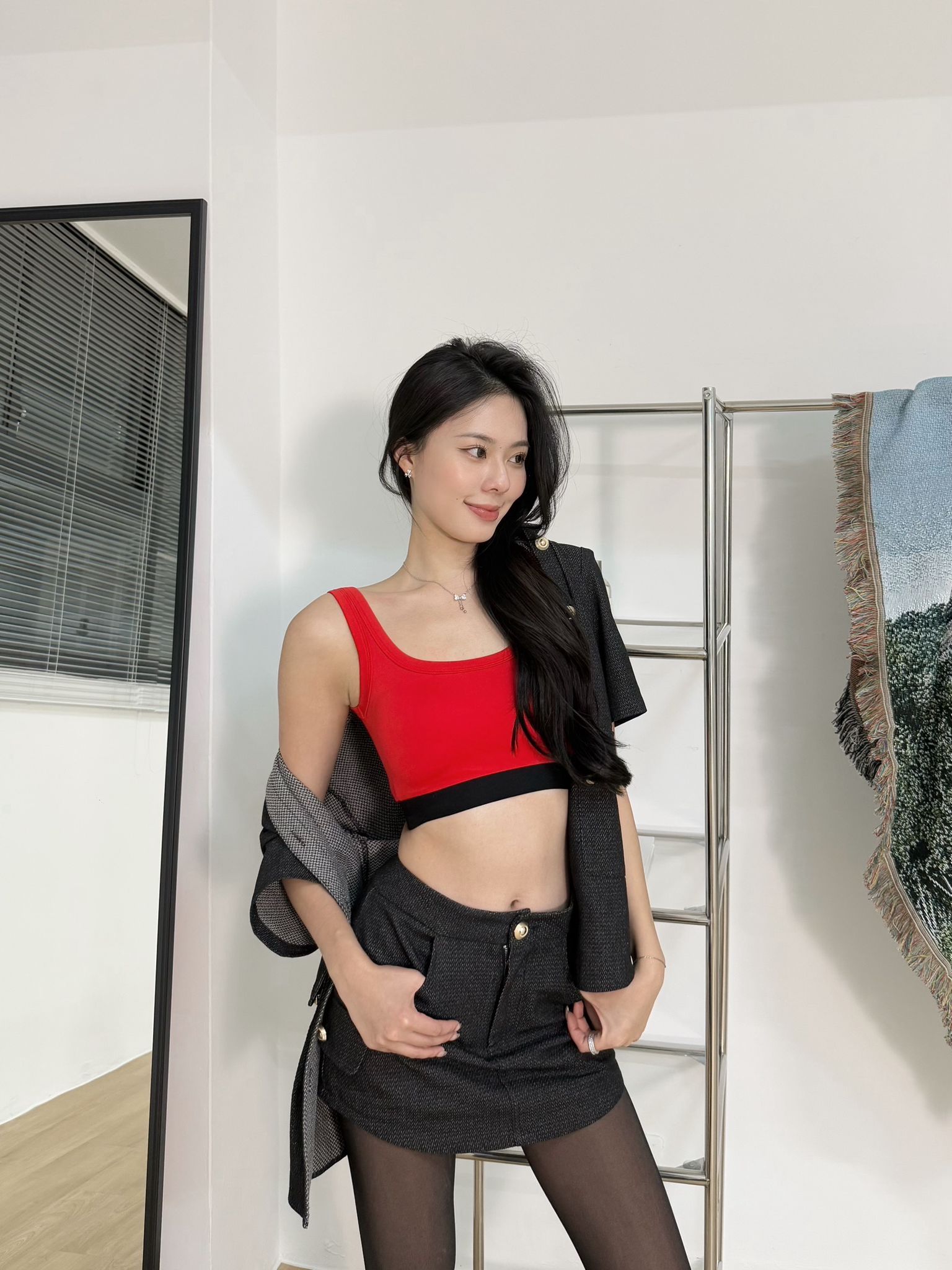 LVD CLASSIC BRALETTE TOP (RED)_1