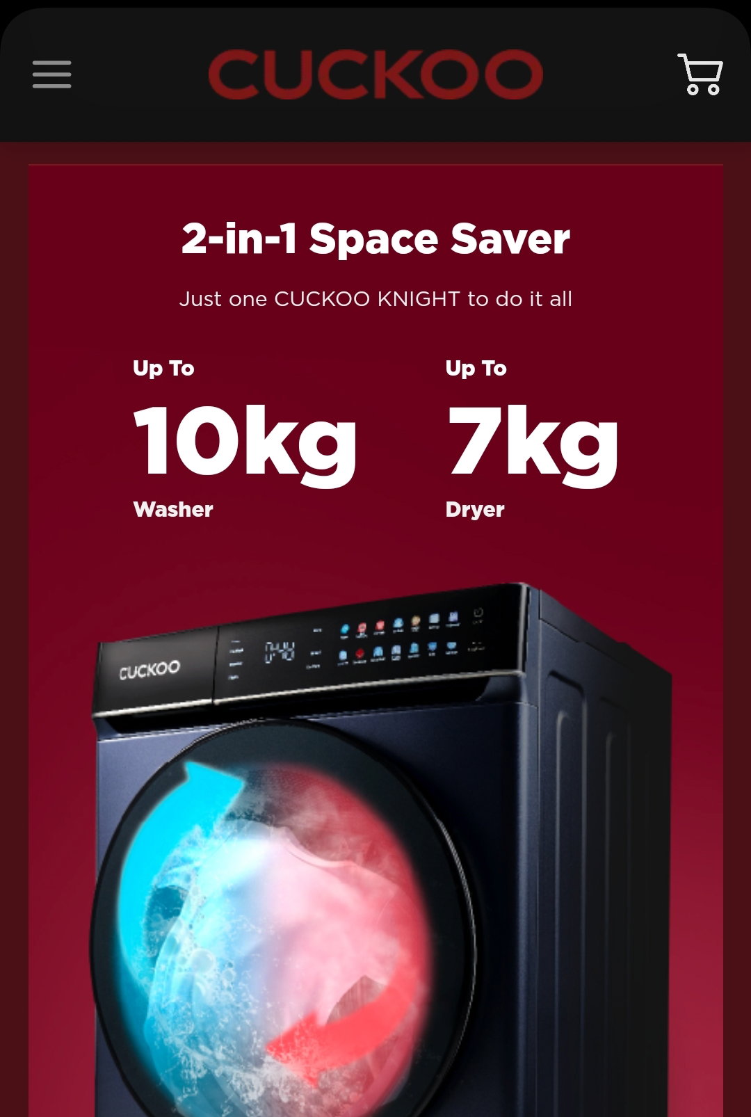 Cuckoo Knight Washer & Dryer_1