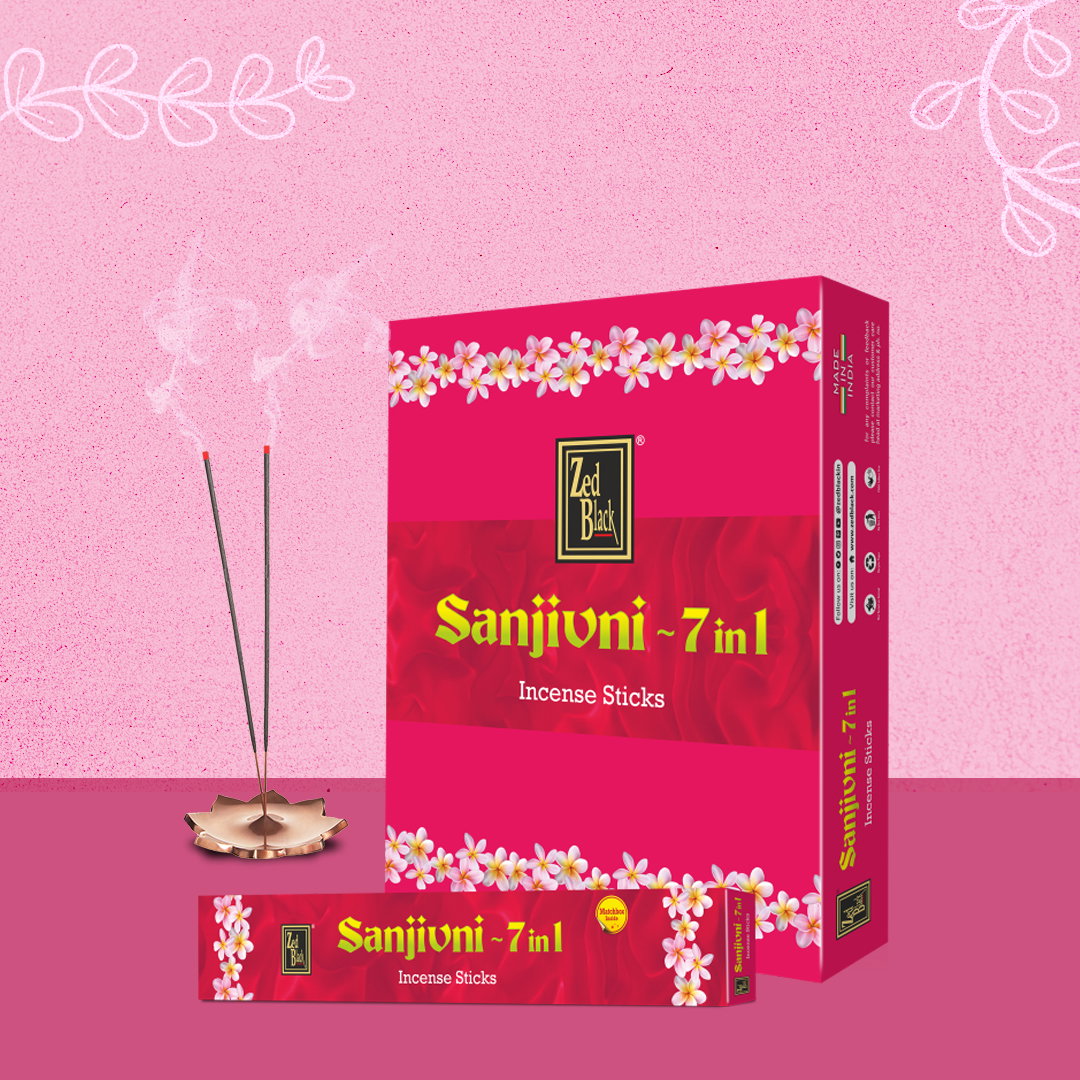 Zed Black  Sanjivni 7 in 1 Premium Incense Sticks (dozen)_0