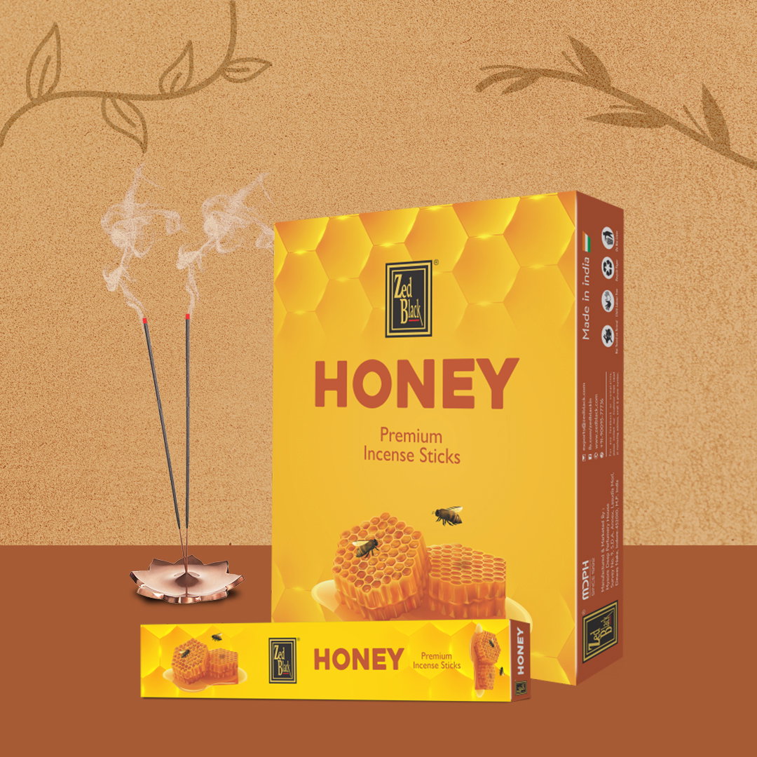 Zed Black Honey 7 in 1 Premium Incense Sticks (dozen) _0