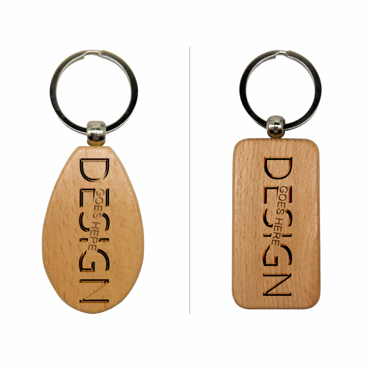 Bamboo Keyholder (Teardrop/Rectangle)_0