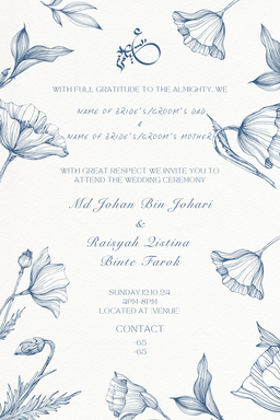 A5 Invitation Cards