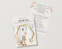 A5 Invitation Cards