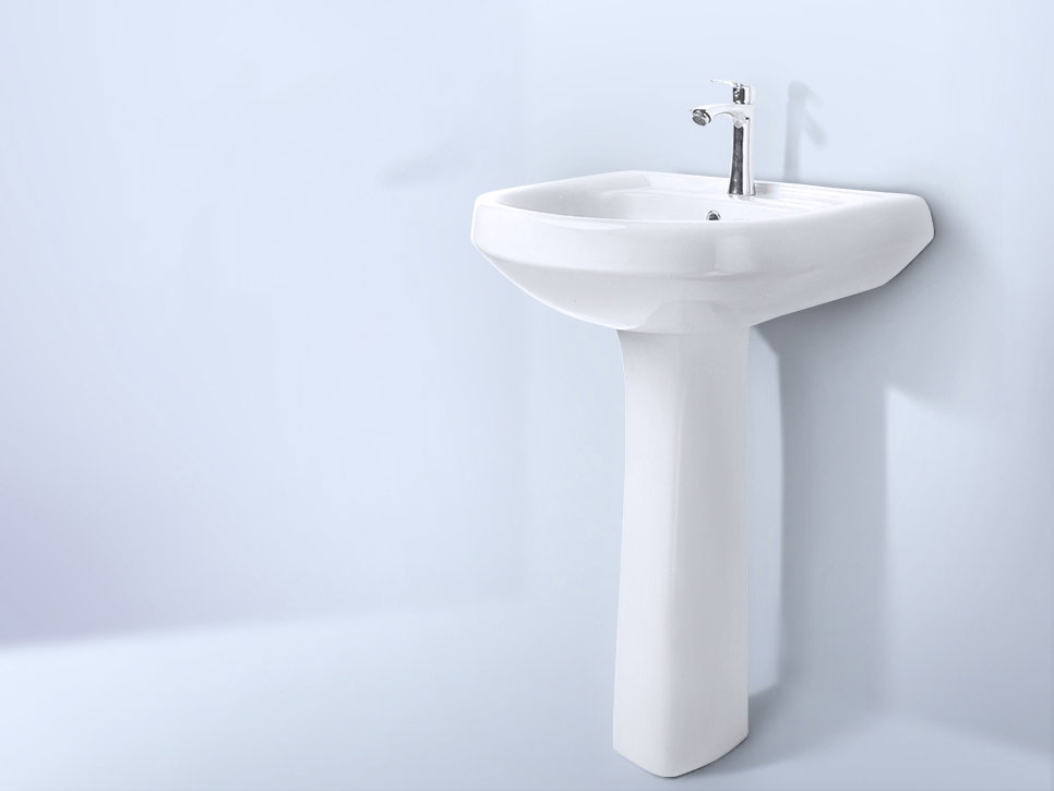 Basin and pedestal PB-001W_0