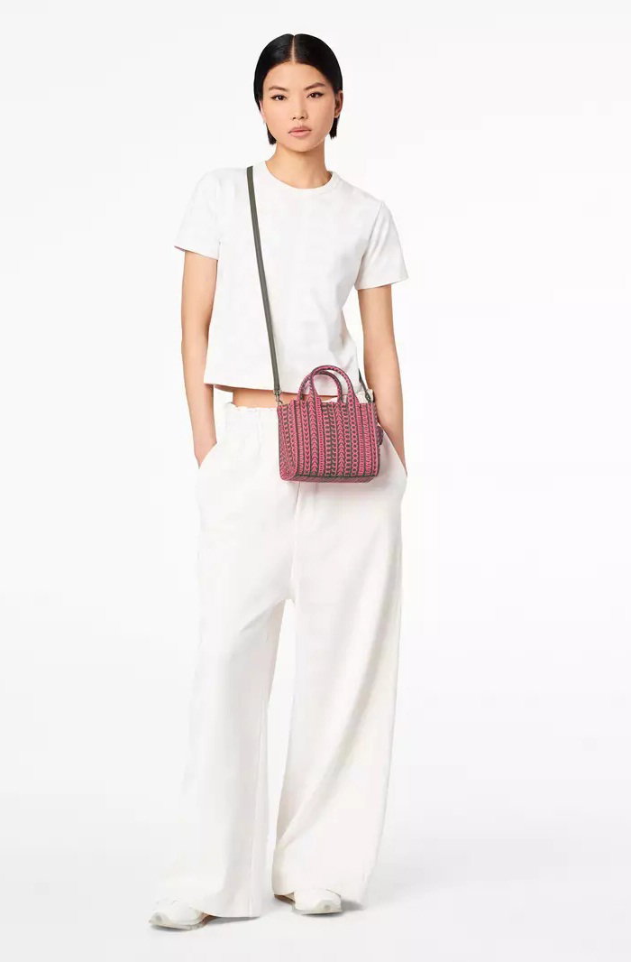 Marc Jacobs The Monogram Leather Crossbody Tote bag  black_1