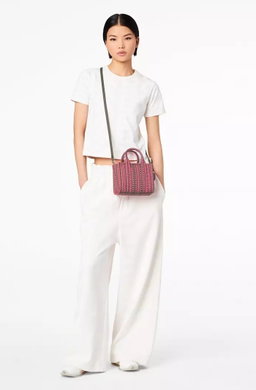 Marc Jacobs The Monogram Leather Crossbody Tote bag  black