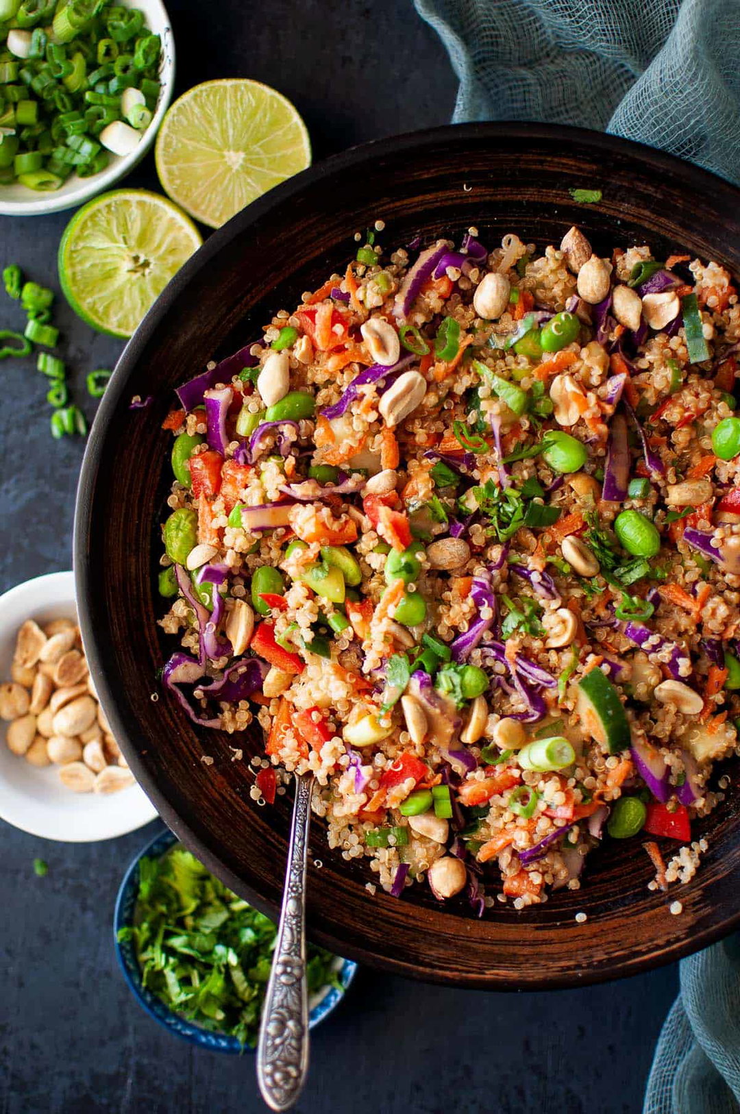 Asian Crispy Chicken Crunch Bowl with a Sesame Soy & Honey Dressing (Monday)