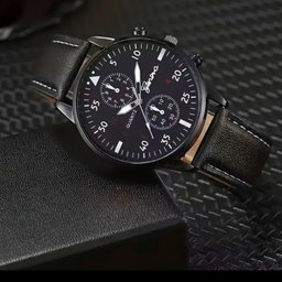 5pcs men's sporty quartz watch set with life tree beaded bracelets-sleek black faux leather strap,round dial,non-waterproof-ideal for valentine's,birthdays,eid AI-Adha Gifts,watch accessories