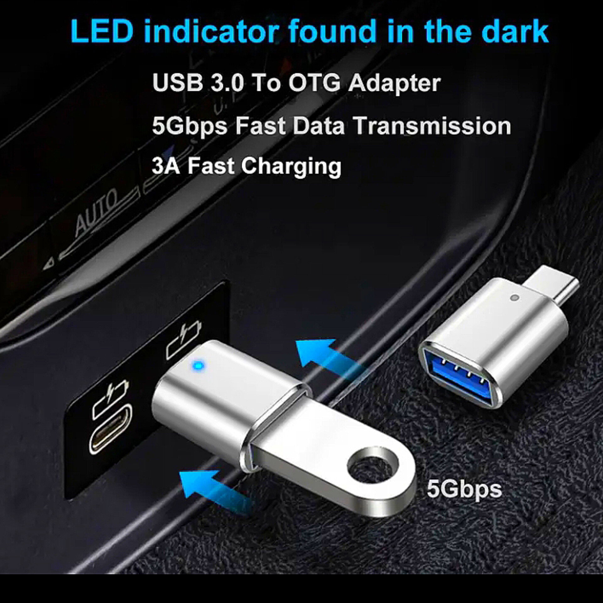 Boost your mobile phone & laptop's connectivity with USB C male to USB 3.0 female adapters!_3