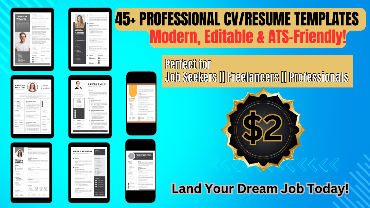 Professional Editable CVs_0