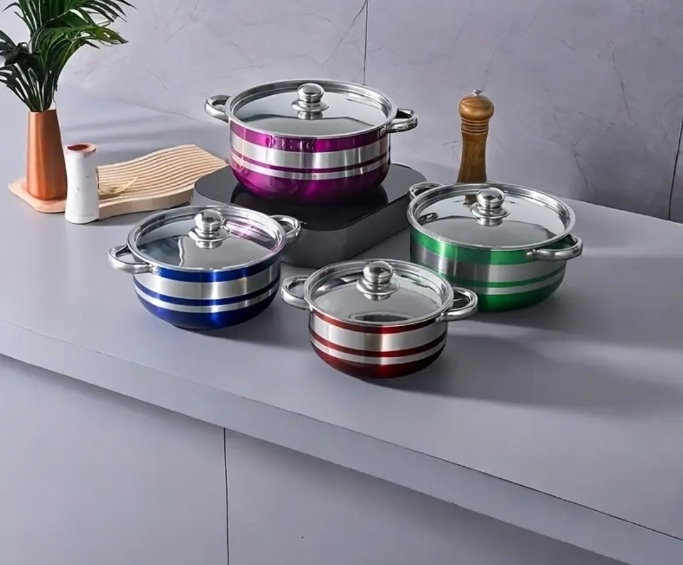 10pcs Stainless steel Cooking set_0