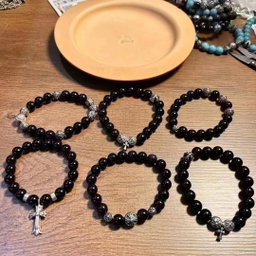 C H Beads Bracelet