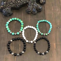C H Beads Bracelet