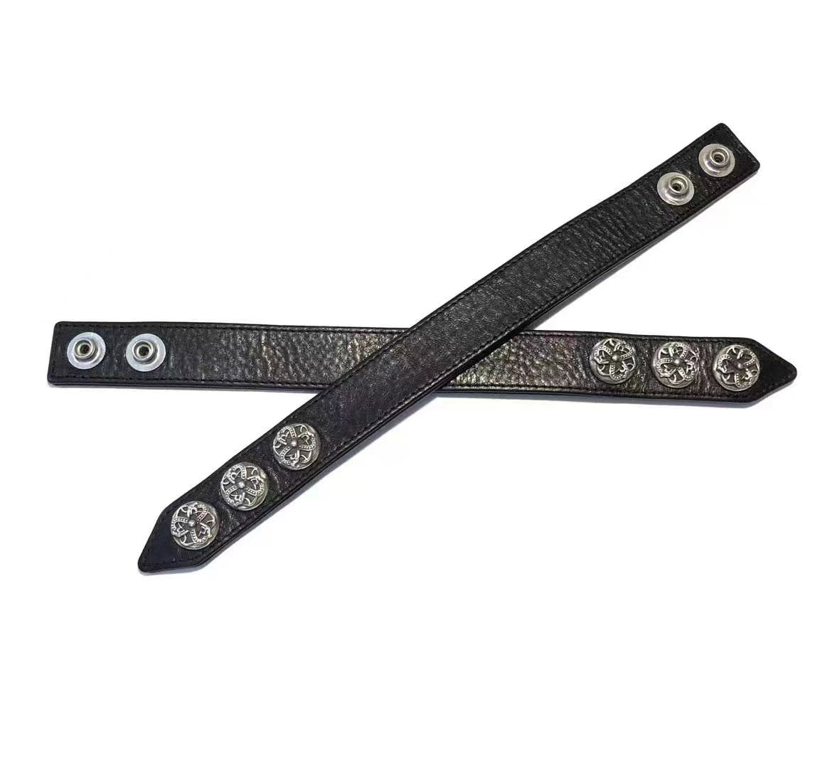 C H Leather Strap Bracelet_1