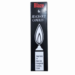 BLAZE BLACK-OUT CANDLES 6PCS